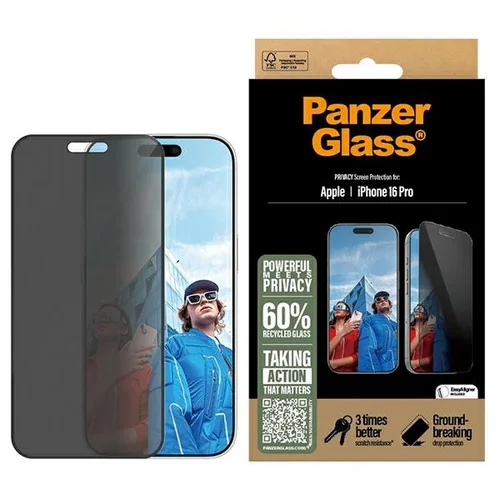 PanzerGlass privatumo ekrano apsauga iPhone 16 Pro 6,3 col. P2862 image 1