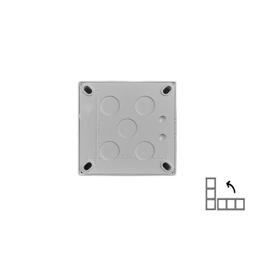 LIREGUS MODERN PMD-001.M/WM paviršinio montavimo rėmas, Balta matinė image 3