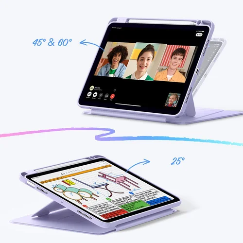 ESR Flip Hybrid dėklas iPad 10,9/11 col., violetinis image 3