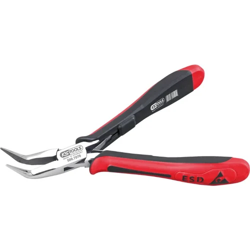 KS Tools Ilganosės replės ESD, lenktos 130mm image 2