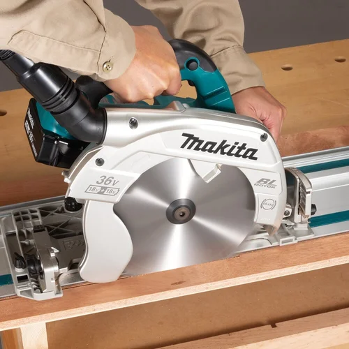 Makita DHS900Z akumuliatorinis diskinis pjūklas 2×18V image 2