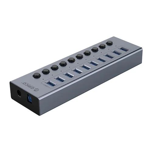 Orico BT2U3-10AB 10 prievadų USB-A 3.0 šakotuvas, pilkas image 1