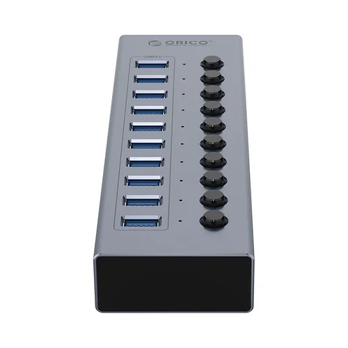 Orico BT2U3-10AB 10 prievadų USB-A 3.0 šakotuvas, pilkas image 2