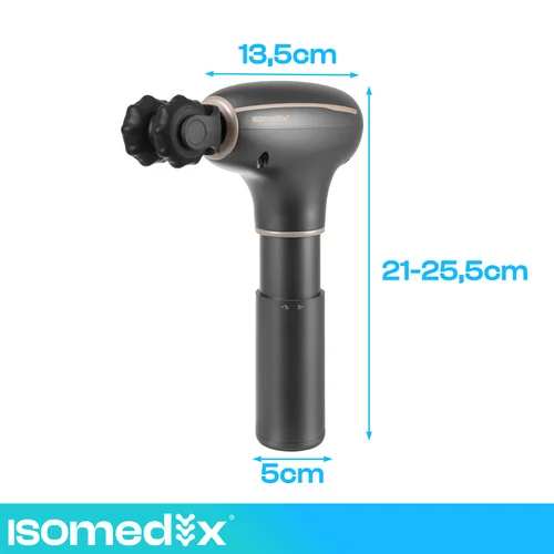 Isomedix 27308 masažo pistoletas su 7 antgaliais image 3