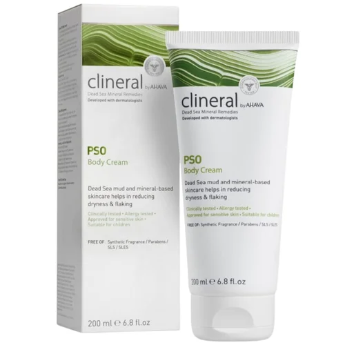 AHAVA CLINERAL PSO kūno kremas 200 ml image 1