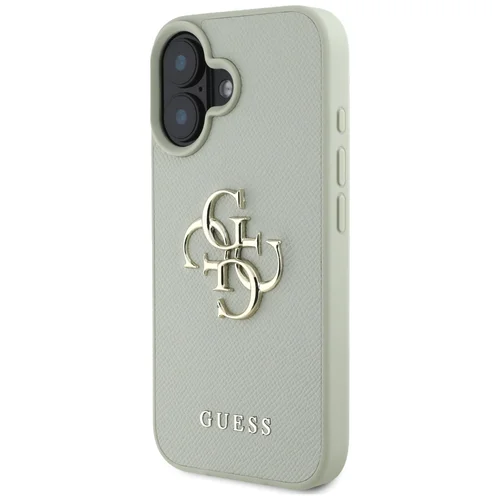 Guess Grained Big 4G Logo dėklas iPhone 16, žalias image 2