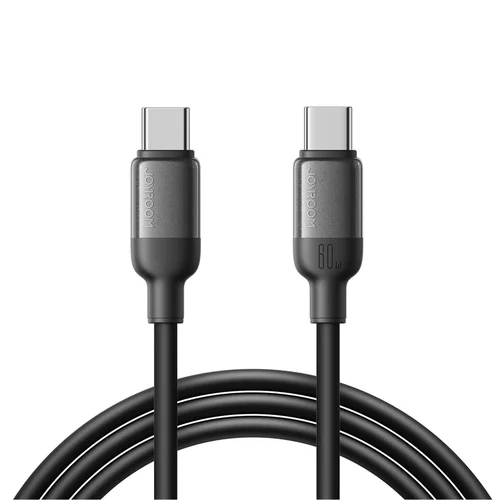 Joyroom S-A62 Lively Series USB-C–USB-C kabelis 60 W, 1,2 m, juodas image 1