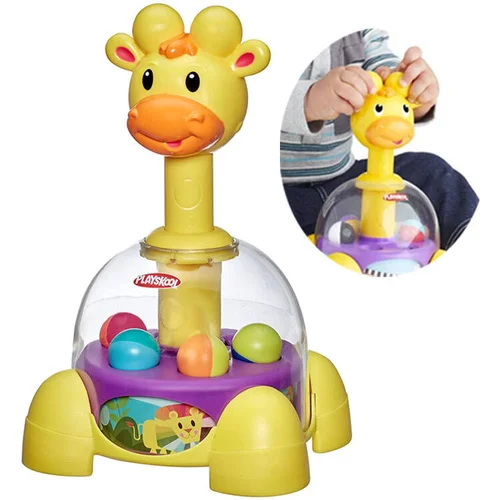 PlaySkool ZA5136 žaislas „Žirafa su kamuoliukais“ image 1