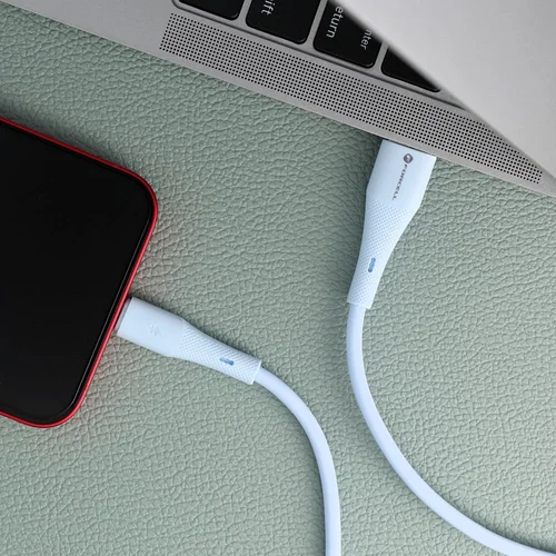 FORCELL F-ENERGY C343 USB-A–Lightning kabelis 1 m, mėlynas image 1