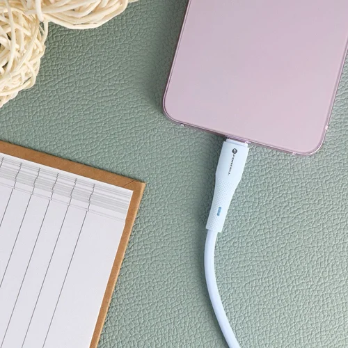 FORCELL F-ENERGY C343 USB-A–Lightning kabelis 1 m, mėlynas image 2