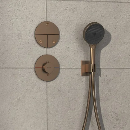 Hansgrohe ShowerSelect Comfort S dušo maišytuvas 15554140, šlifuotos bronzos image 2