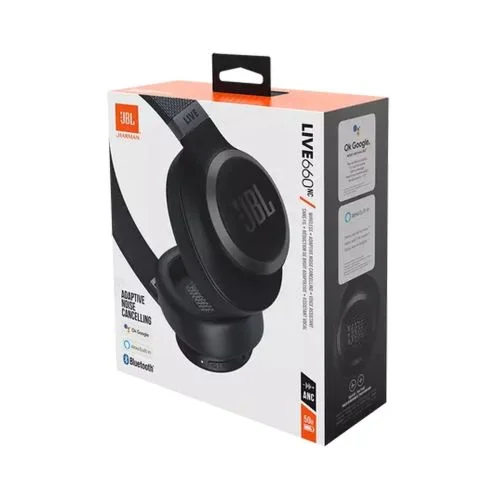 JBL Live 660NC belaidės ausinės, juodos image 1