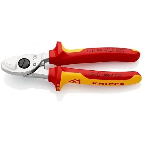 KNIPEX kabelio kirpimo žirklės VDE 165 mm image 2
