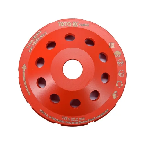 YATO Deimantinis šlifavimo diskas 125x22.2mm M14 image 1