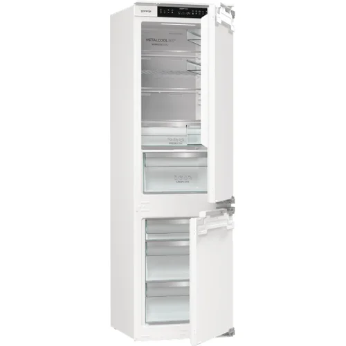 Gorenje NRKI517E82WF Įmontuojamas dviejų durų šaldytuvas image 2