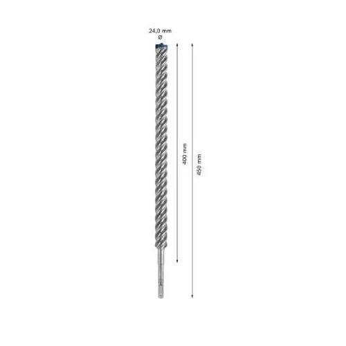 Bosch SDS-plus grąžtas betonui 24x400x450 mm, 1 vnt. 2608900150 image 3