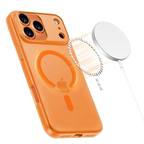 Tech-Protect Magslim MagSafe dėklas iPhone 17 Pro, oranžinis image 3