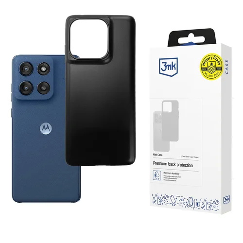 3mk Matt dėklas Motorola Moto Edge 60/60 Fusion, juodas image 1