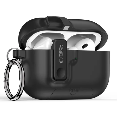 Tech-Protect Slim Hook dėklas AirPods Pro 3, juodas image 2