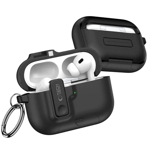 Tech-Protect Slim Hook dėklas AirPods Pro 3, juodas image 3