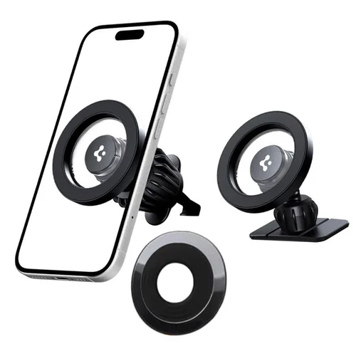 Spigen MFT13 MagSafe automobilinis laikiklis juodas image 1