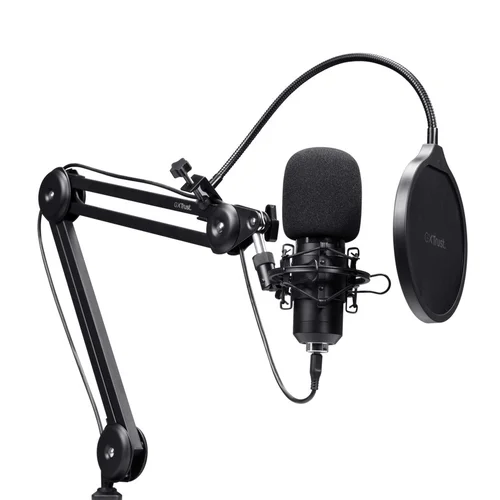 Trust GXT 270 Emita II+ juodas podcast mikrofonas image 2