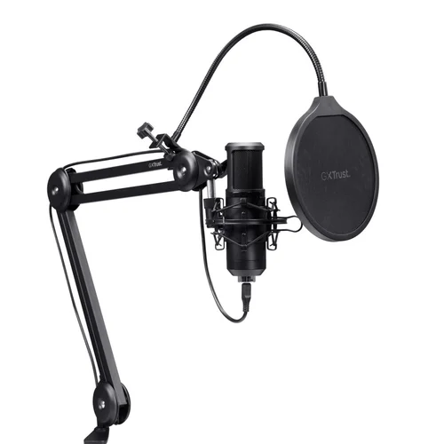 Trust GXT 270 Emita II+ juodas podcast mikrofonas image 3