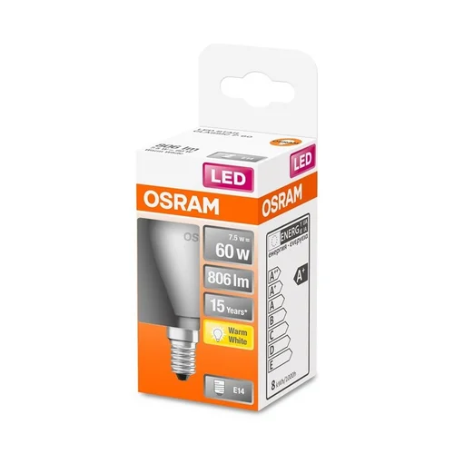 Osram P45 LED lemputė 7.5W E14 2700K 806 lm, matinė image 2