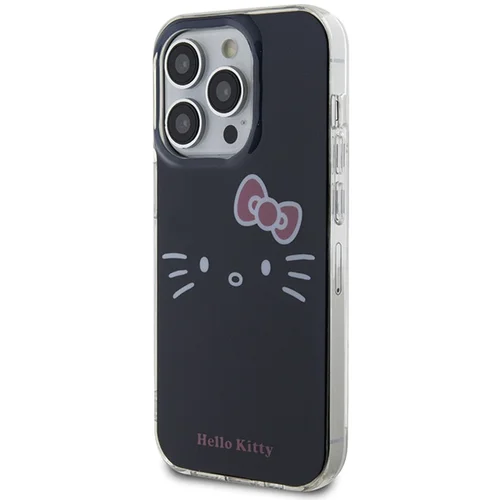Hello Kitty IML Kitty Face dėklas iPhone 14 Pro, juodas image 2