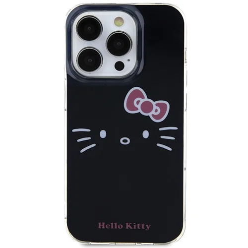 Hello Kitty IML Kitty Face dėklas iPhone 14 Pro, juodas image 3
