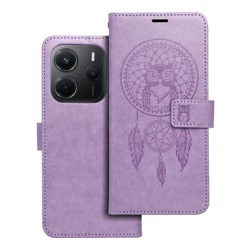 MEZZO knygų dėklas Xiaomi Redmi Note 14 5G violetinis image 1