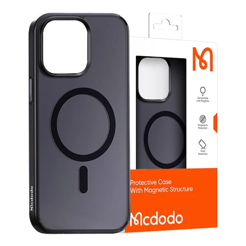 McDodo PC-5352 magnetinis dėklas iPhone 15 Pro, juodas image 3