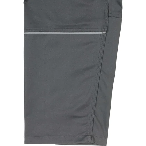 DELTAPLUS M2PW2 darbinės kelnės su 100 % medvilnės flanelės pamušalu - L, Black-Grey image 3