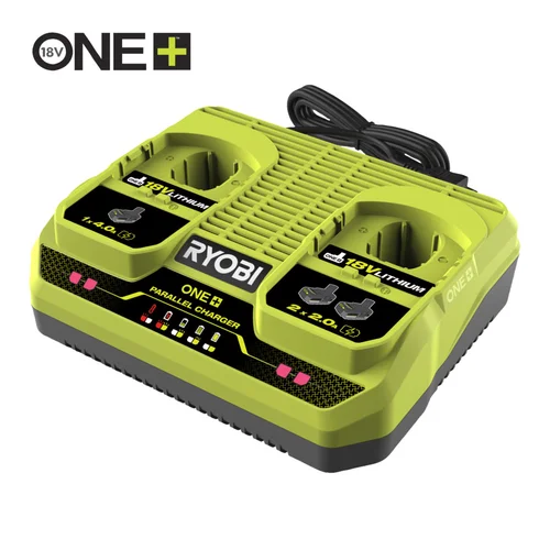 Ryobi RC18240 ONE+ dvigubas įkroviklis, 18 V image 1