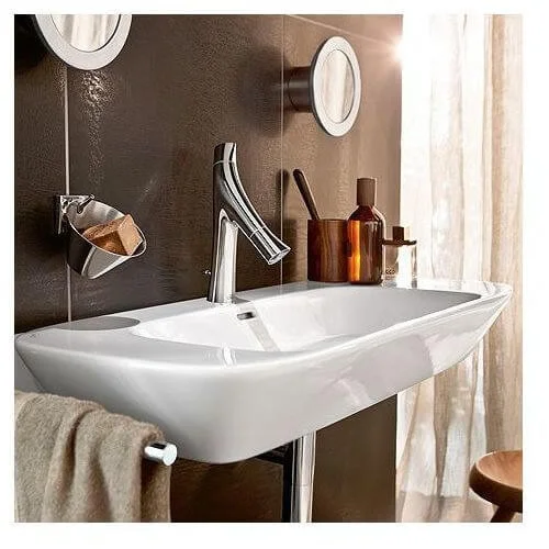 Hansgrohe Axor Starck Organic 80 praustuvo maišytuvas Braižytas nikelis image 2