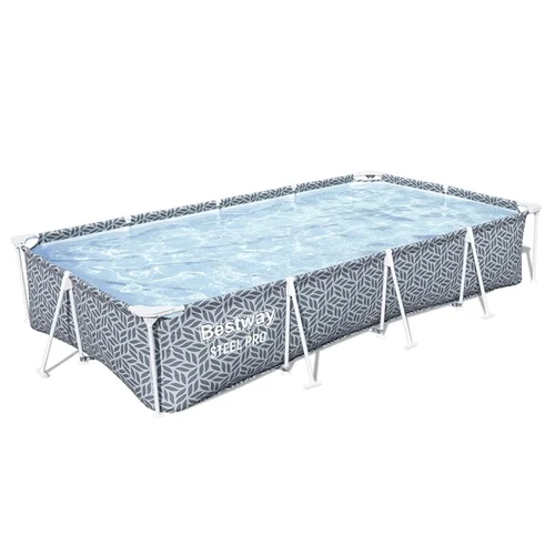 Bestway STEEL PRO 561FT karkasinis baseinas 4000 L Pilka image 1