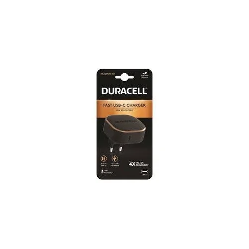 Duracell DRACUSB18-EU Buitinis įkroviklis USB Type-C 18W Pilka image 3