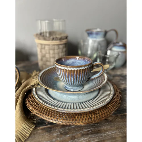 GreenGate ALICE didelė lėkštė, Oyster blue image 3