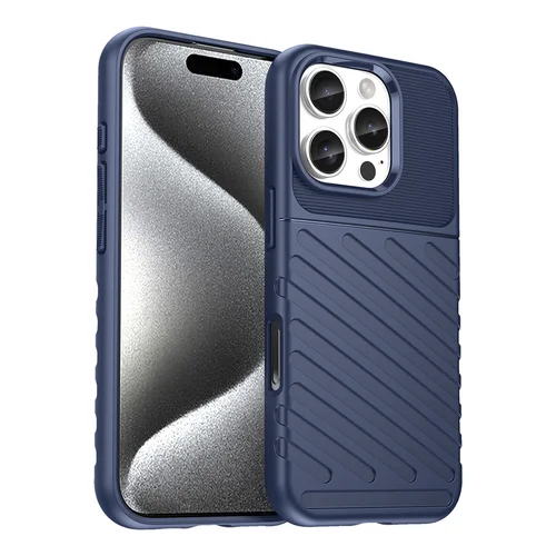 Thunder Case TPU dėklas iPhone 16 Pro Max, mėlynas image 1