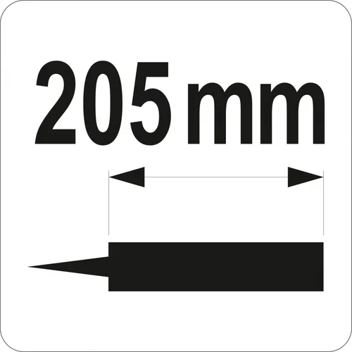 YATO YT-67573 pistoletas dviguboms kasetėms 205 mm image 3