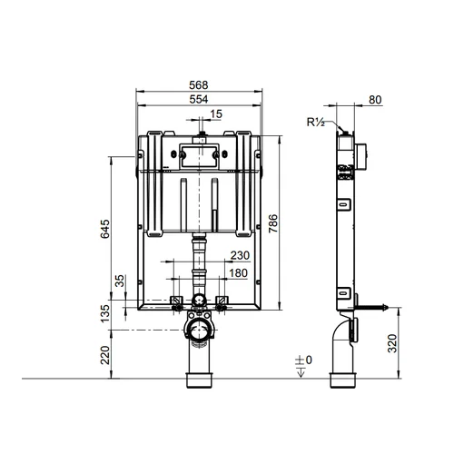 Potinkinis rėmas VILLEROY & BOCH ViConnect 92248400 image 2