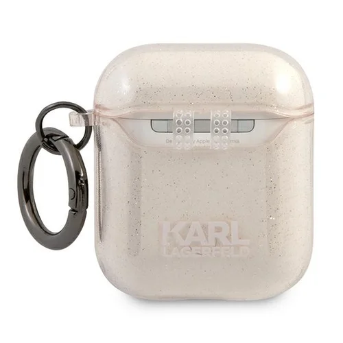 Karl Lagerfeld Choupette Head dėklas AirPods 1/2, auksinis image 2