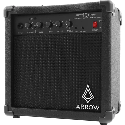 Arrow First Strike 15 W gitaros stiprintuvas, juodas image 2