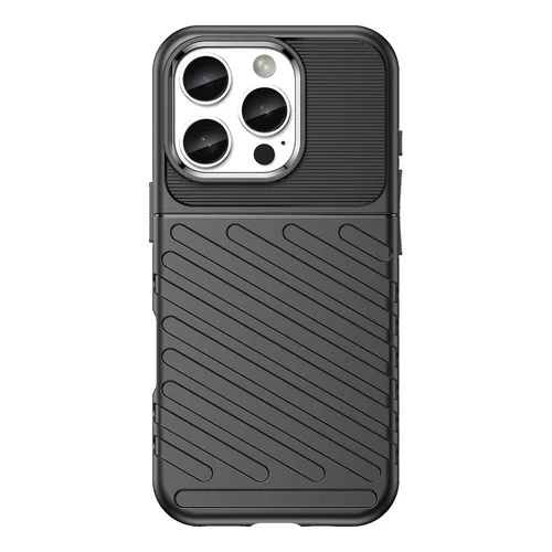 Thunder iPhone 16 Pro TPU dėklas, juodas image 2