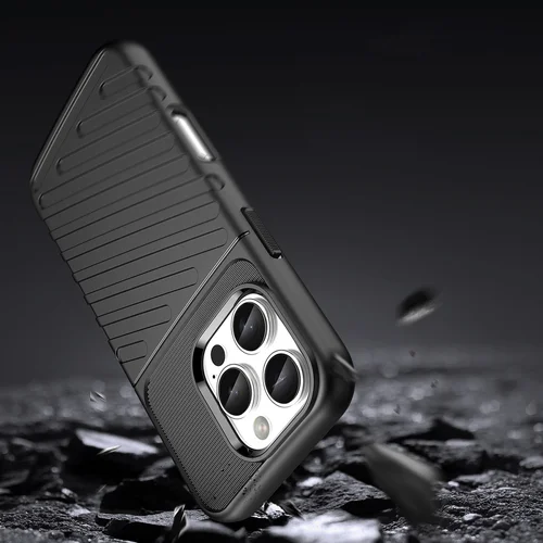 Thunder iPhone 16 Pro TPU dėklas, juodas image 3