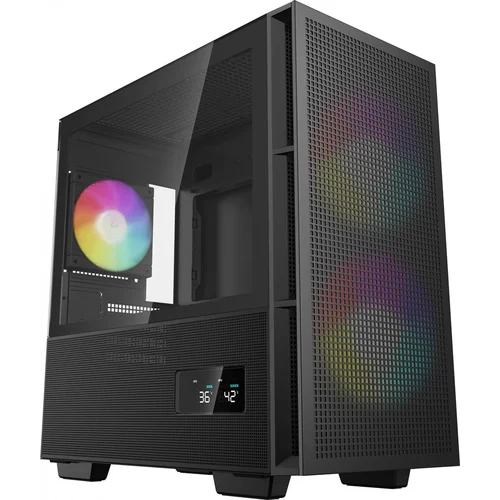 DeepCool CH360 DIGITAL Micro Tower juodas image 1