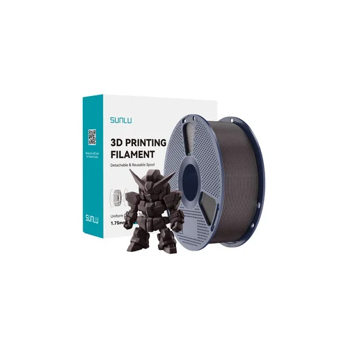 Sunlu PLA+ 2.0 3D spausdinimo filamentas, keptas kaštonas image 1