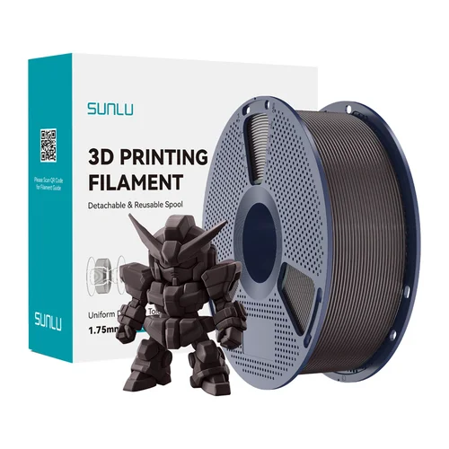 Sunlu PLA+ 2.0 3D spausdinimo filamentas, keptas kaštonas image 2