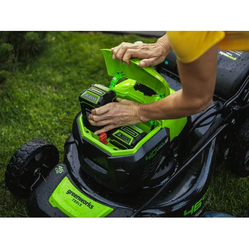 Greenworks GD40LM46SP akumuliatorinė savaeigė vejapjovė, 40 V, 46 cm image 3