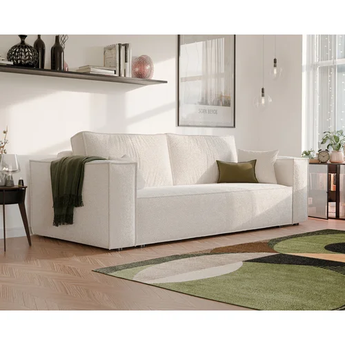 BALI sofa-lova su patalynės dėže, Boucle C1 kreminė image 2